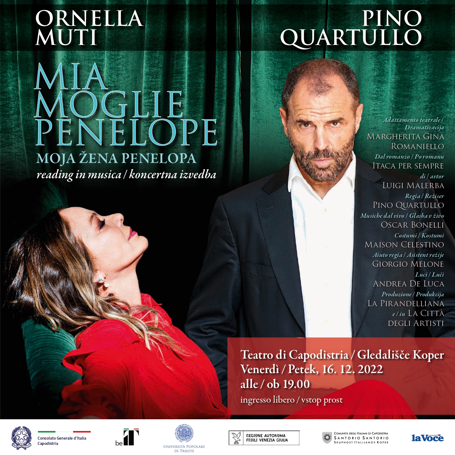 Ornella Muti e Pino Quartullo in Mia moglie Penelope | CAN Capodistria